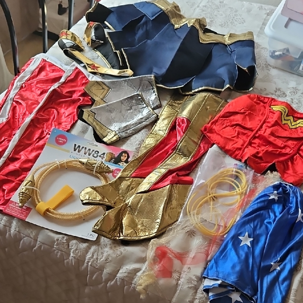 Rubie's Women's Superhero Costume - Red, Gold, Blue